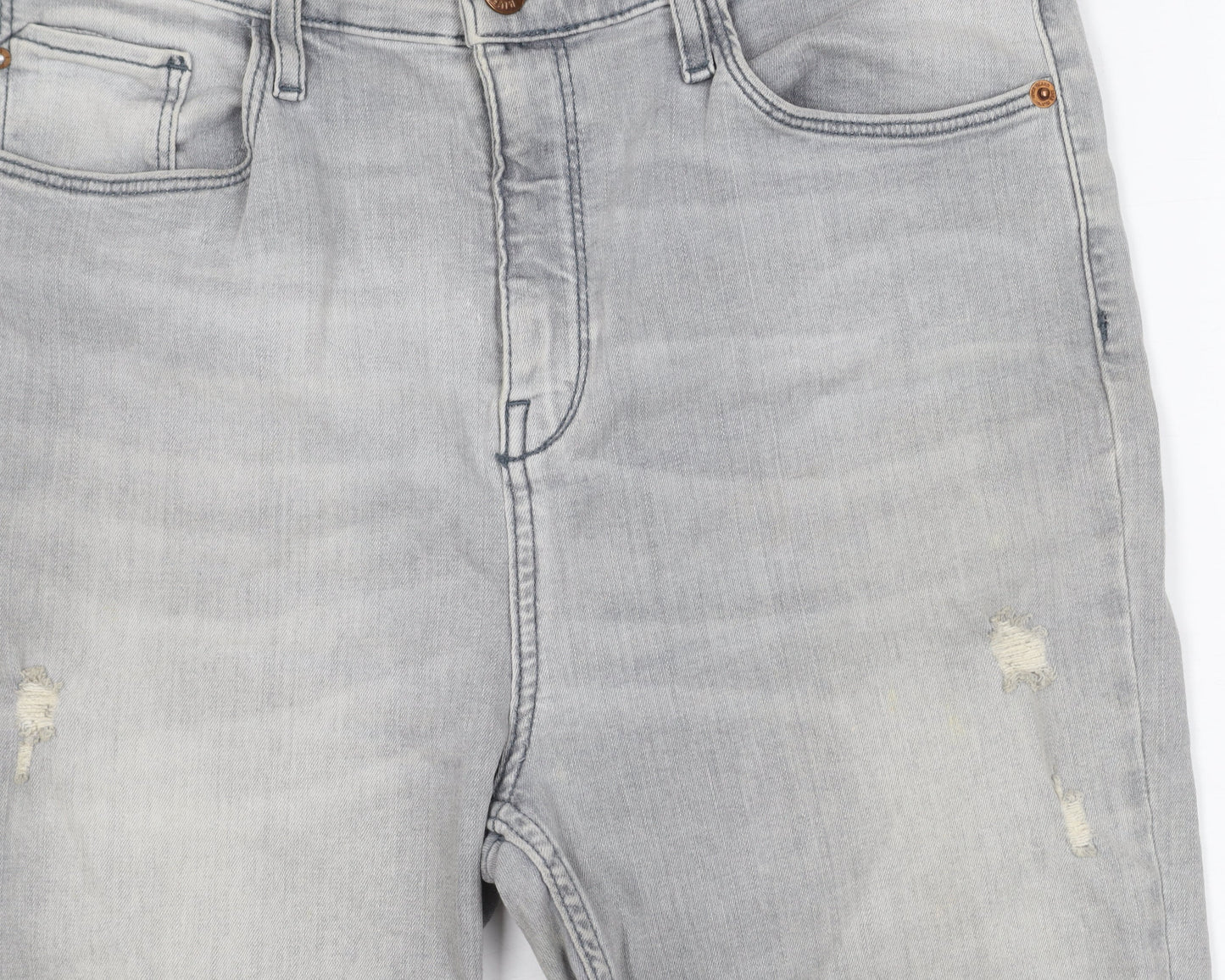 River Island Women's Grey Skinny Jeans Size 14