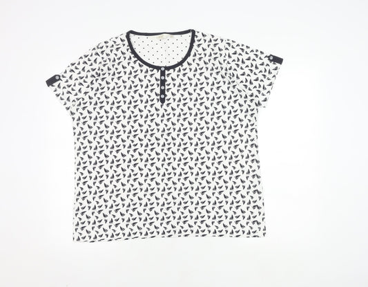 Unisex Adults UK Size L EWM White  T-Shirt