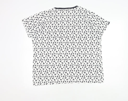 Unisex Adults UK Size L EWM White  T-Shirt