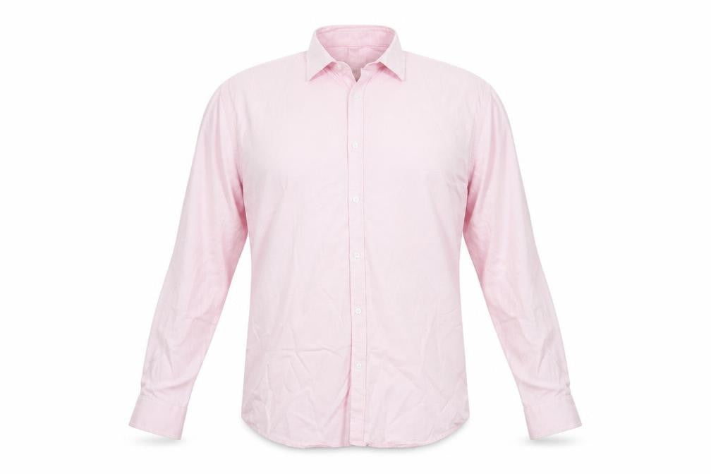 Racing Green Men's Pink Button-Up Shirt 17.5