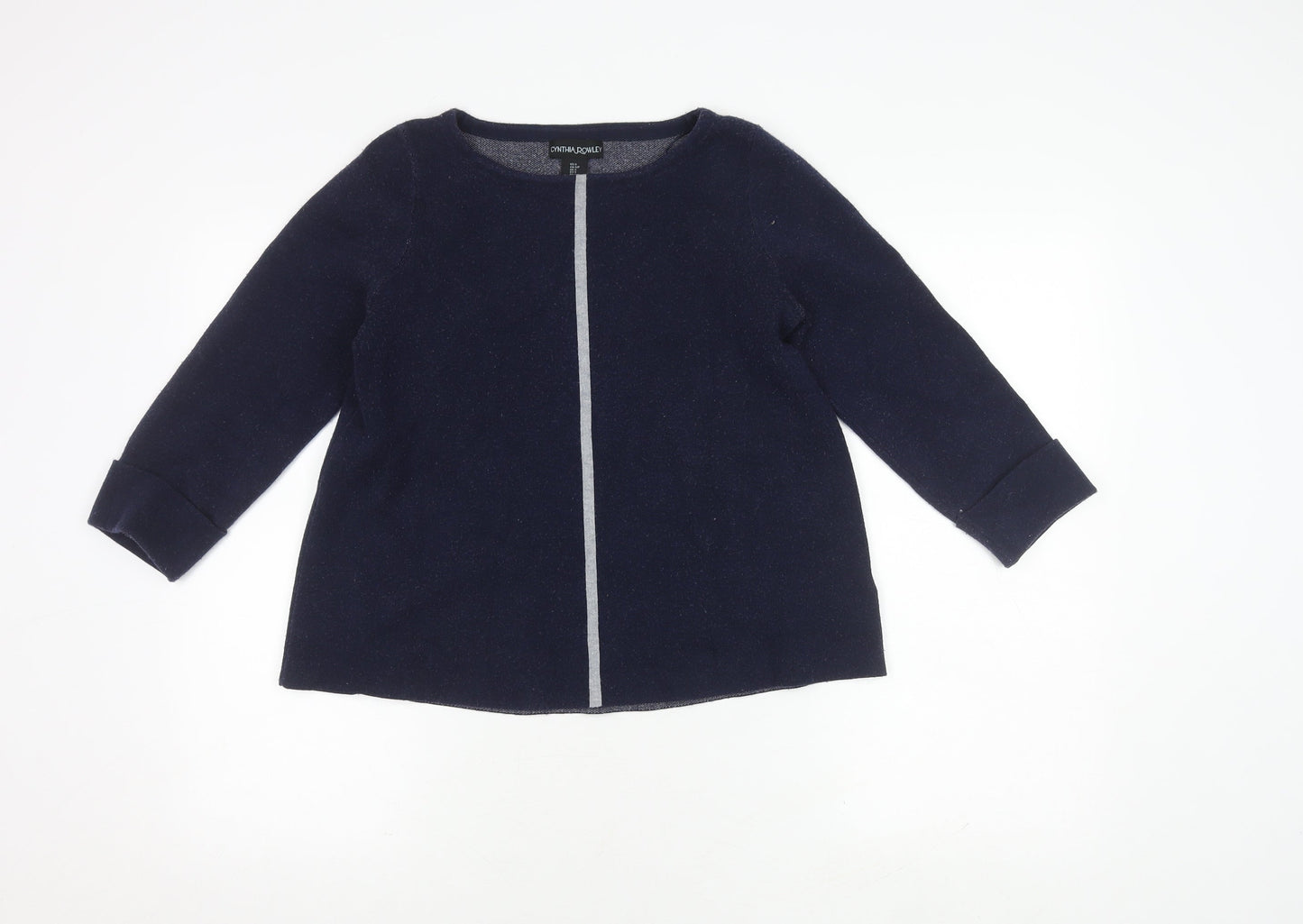 Womens UK Size S Cynthia Rowley Blue Cardigan Jumper