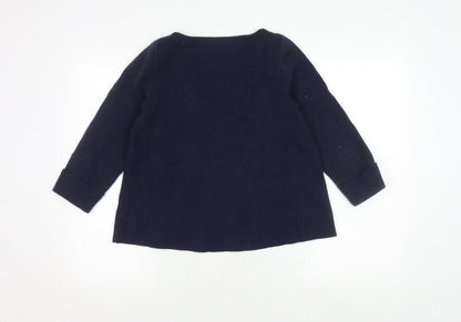 Womens UK Size S Cynthia Rowley Blue Cardigan Jumper