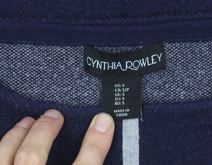 Womens UK Size S Cynthia Rowley Blue Cardigan Jumper