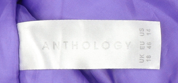 Womens UK Size 18 Anthology Purple