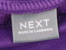 Next Purple Unisex Fit & Flare Dress, 3-6 Months, Casual Wear