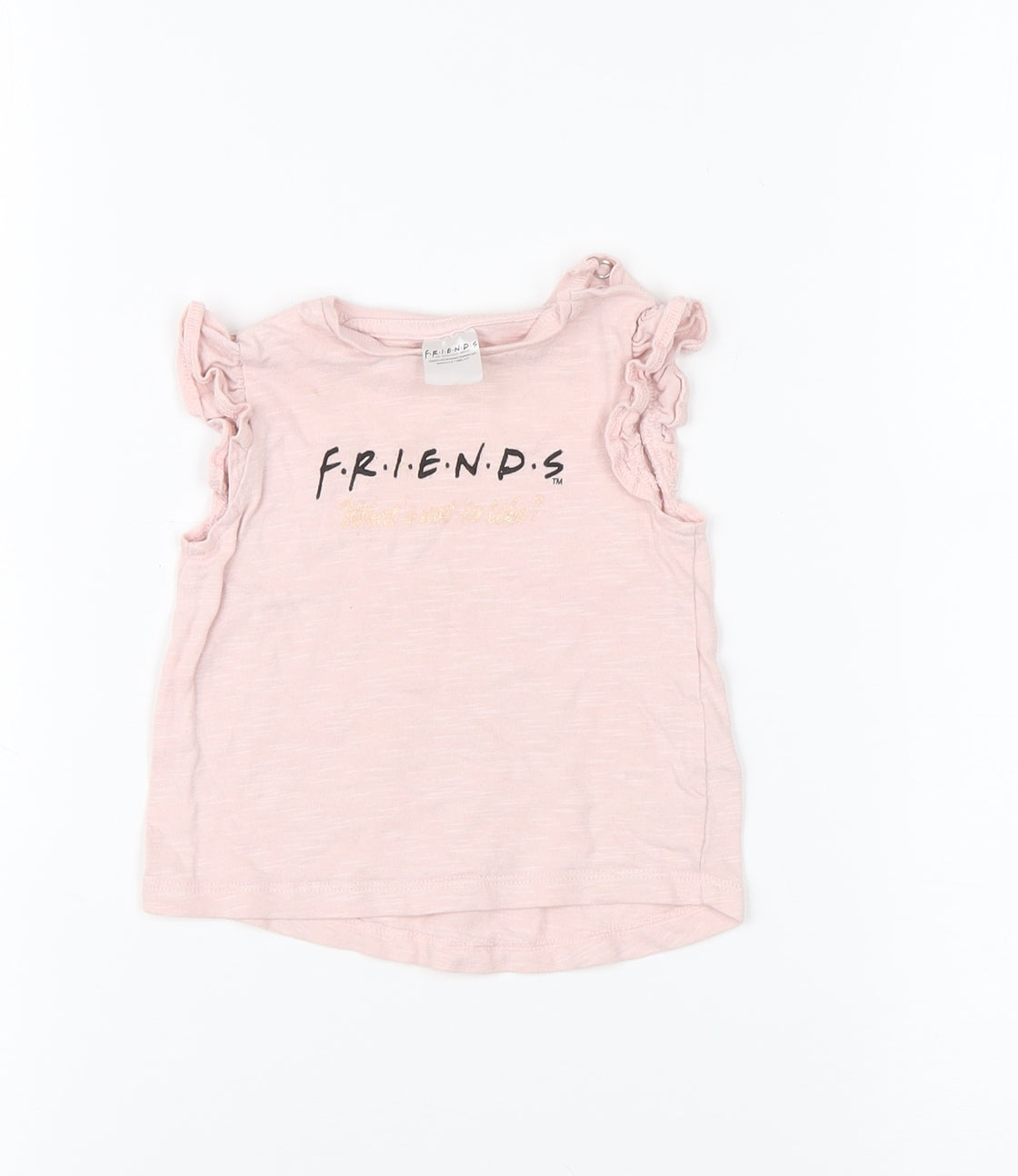 F.R.I.E.N.D.S Baby T-Shirt Unisex Pink 0-3M Lightweight Graphic