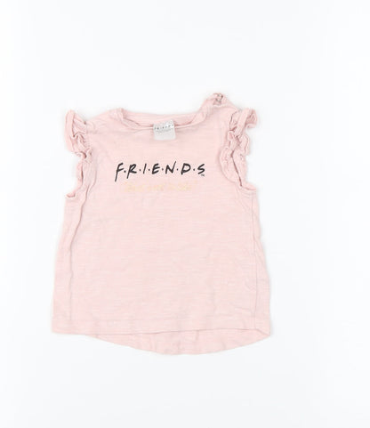 F.R.I.E.N.D.S Baby T-Shirt Unisex Pink 0-3M Lightweight Graphic