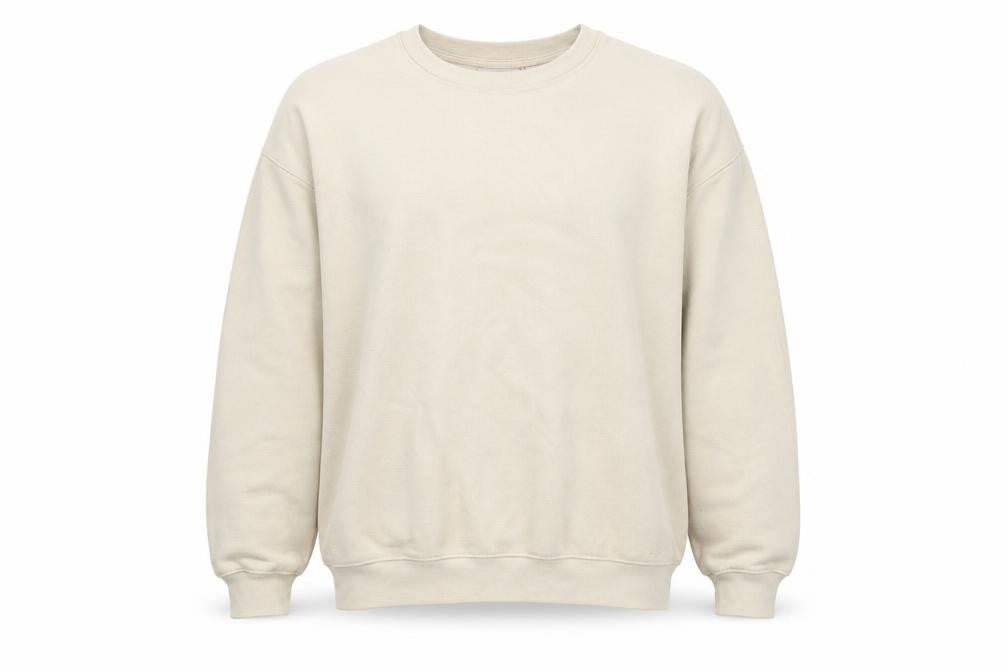 Mens UK Size S Zantos Beige Pullover Sweatshirt