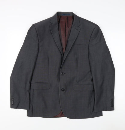Mens UK Size 38 NEXT Regular Grey Suit Jacket