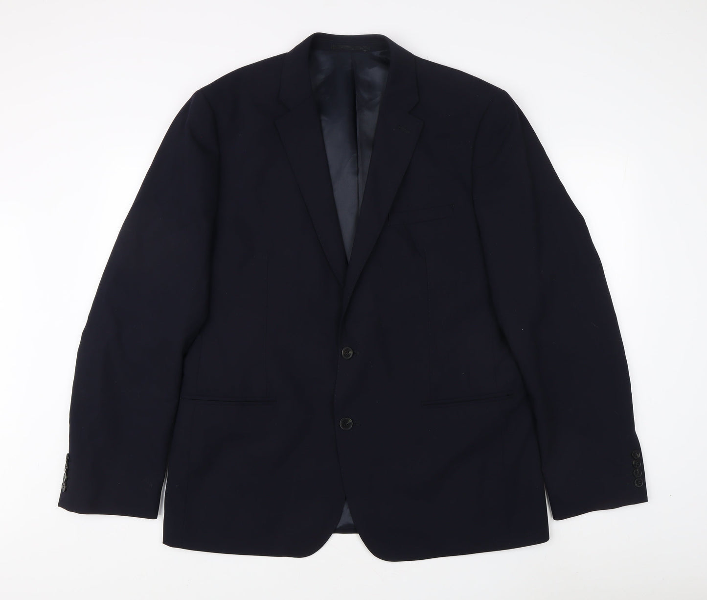 Mens UK Size 44 French Connection Regular Blue Suit Jacket