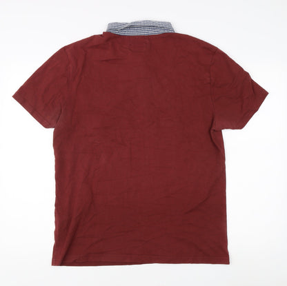 Gabicci Men's Red 2XL Classic Short Sleeve Polo