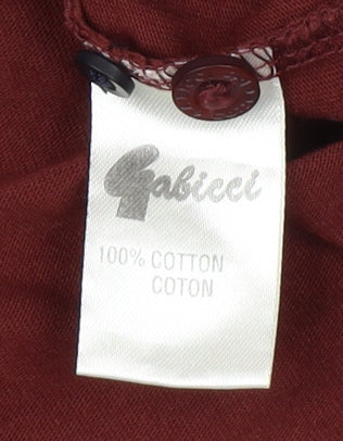 Gabicci Men's Red 2XL Classic Short Sleeve Polo