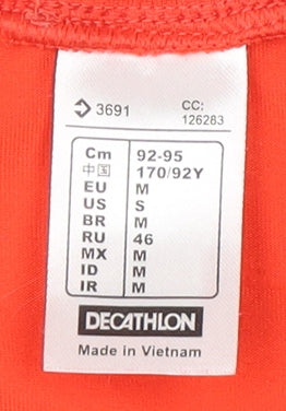 Quechua Men's Red Athletic T-Shirt - Size M