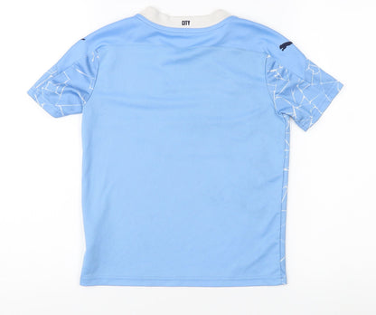 Puma Boys Blue Football Jersey 9-10 Years