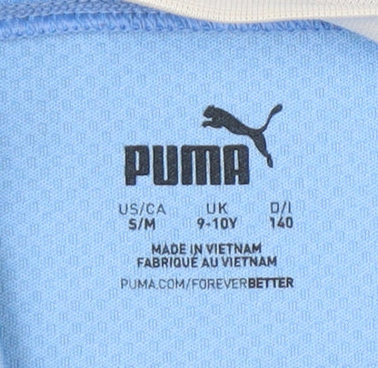 Puma Boys Blue Football Jersey 9-10 Years