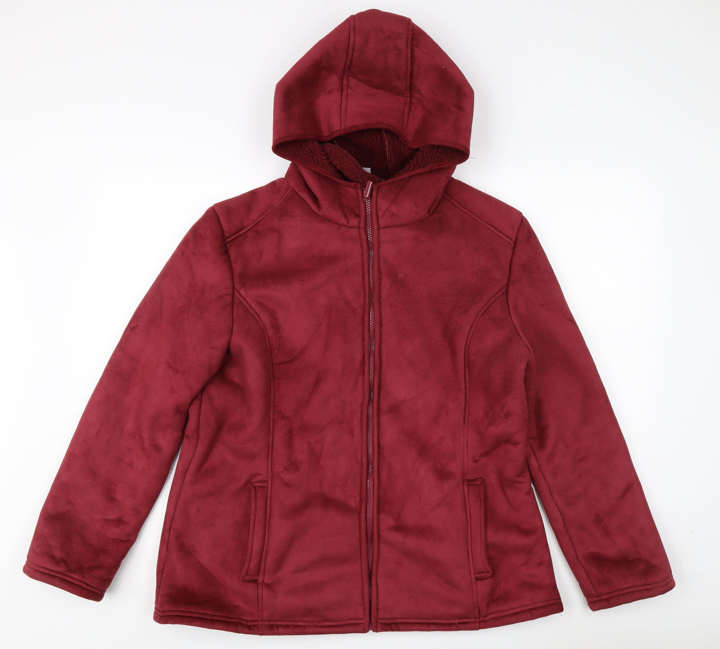 Womens UK Size XL Mia Moda Red Basic Jacket