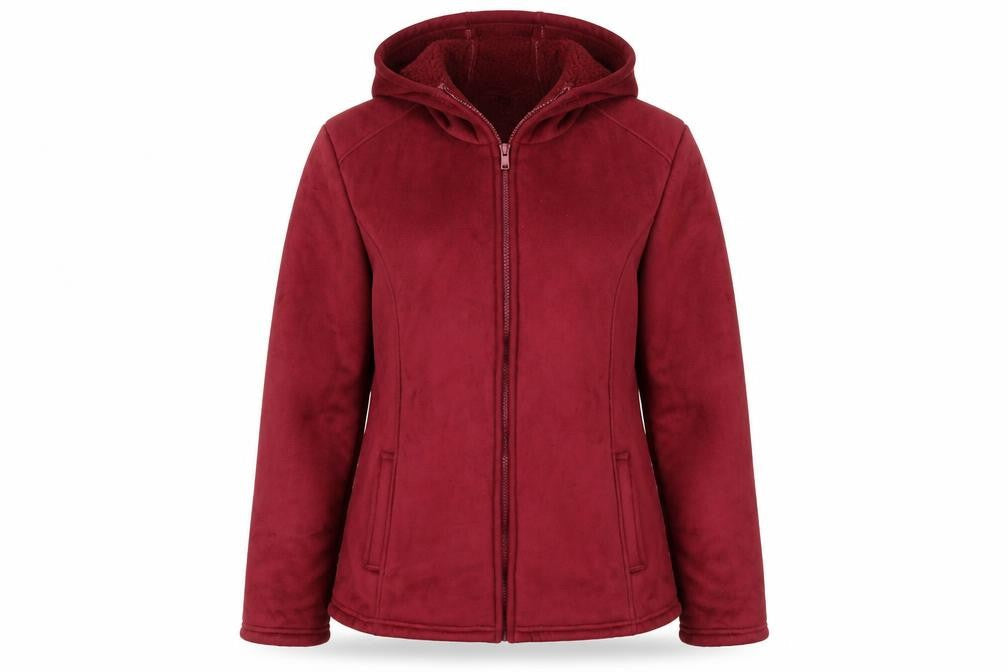 Womens UK Size XL Mia Moda Red Basic Jacket