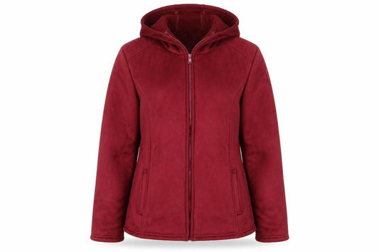Womens UK Size XL Mia Moda Red Basic Jacket