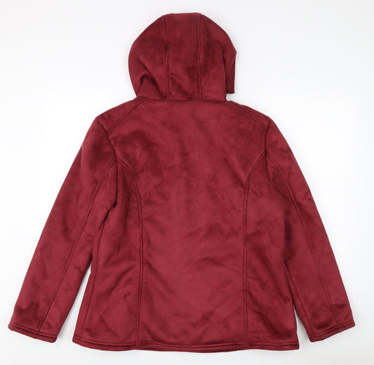 Womens UK Size XL Mia Moda Red Basic Jacket