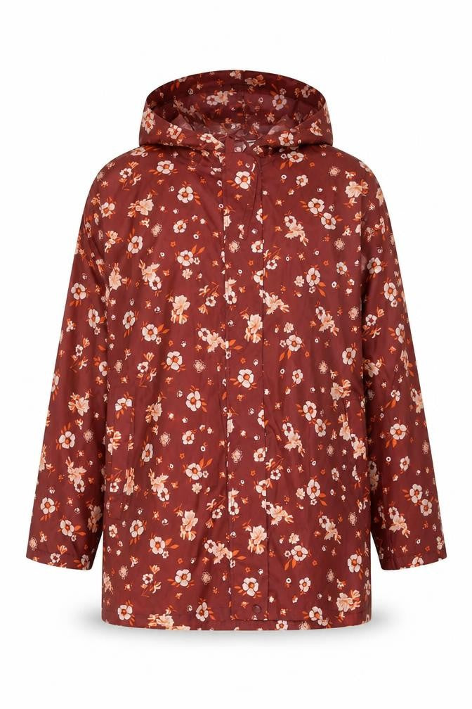 Womens UK Size M Damart Red Rain Coat