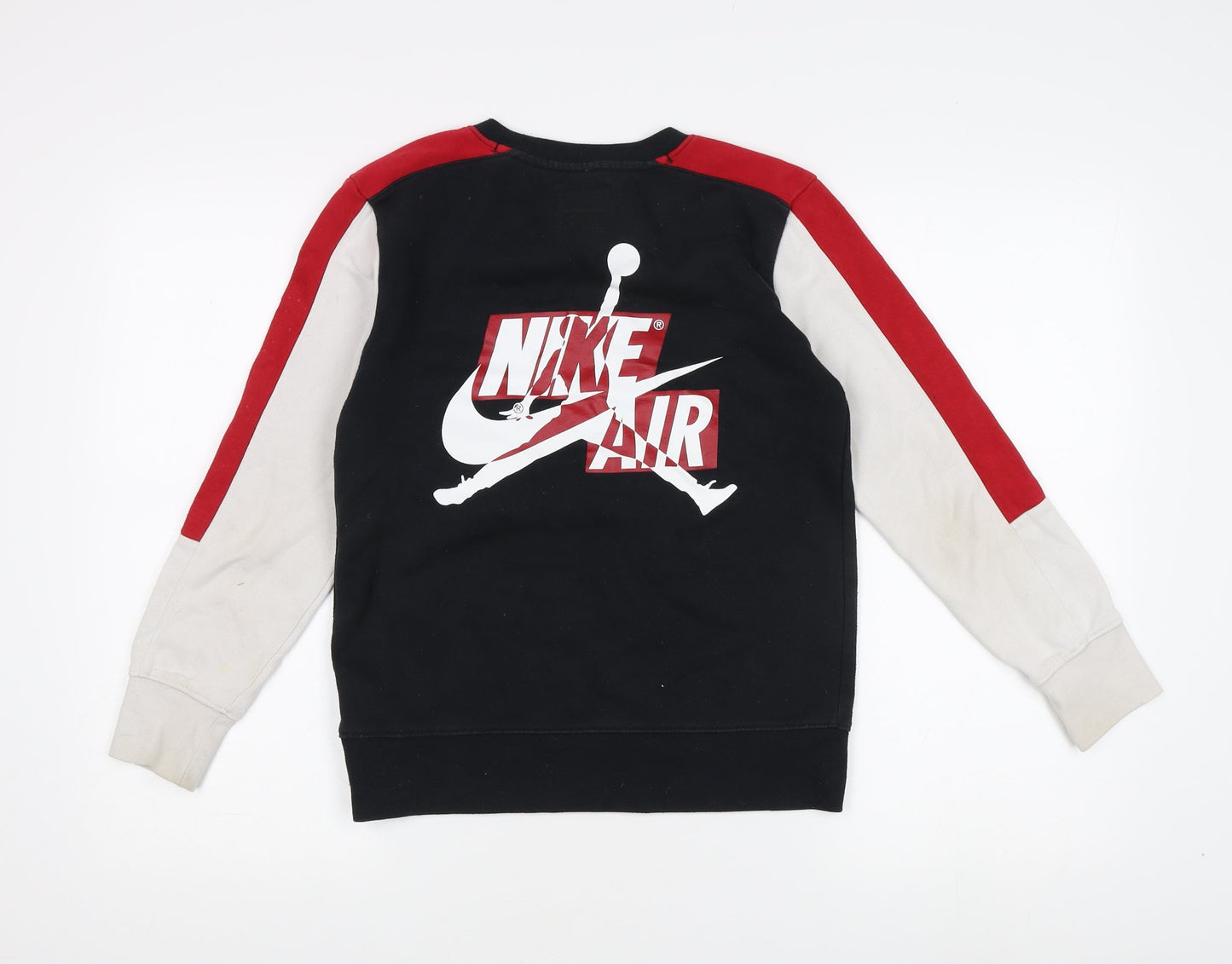 Jordan Boys Black M Pullover Sweatshirt with Logo