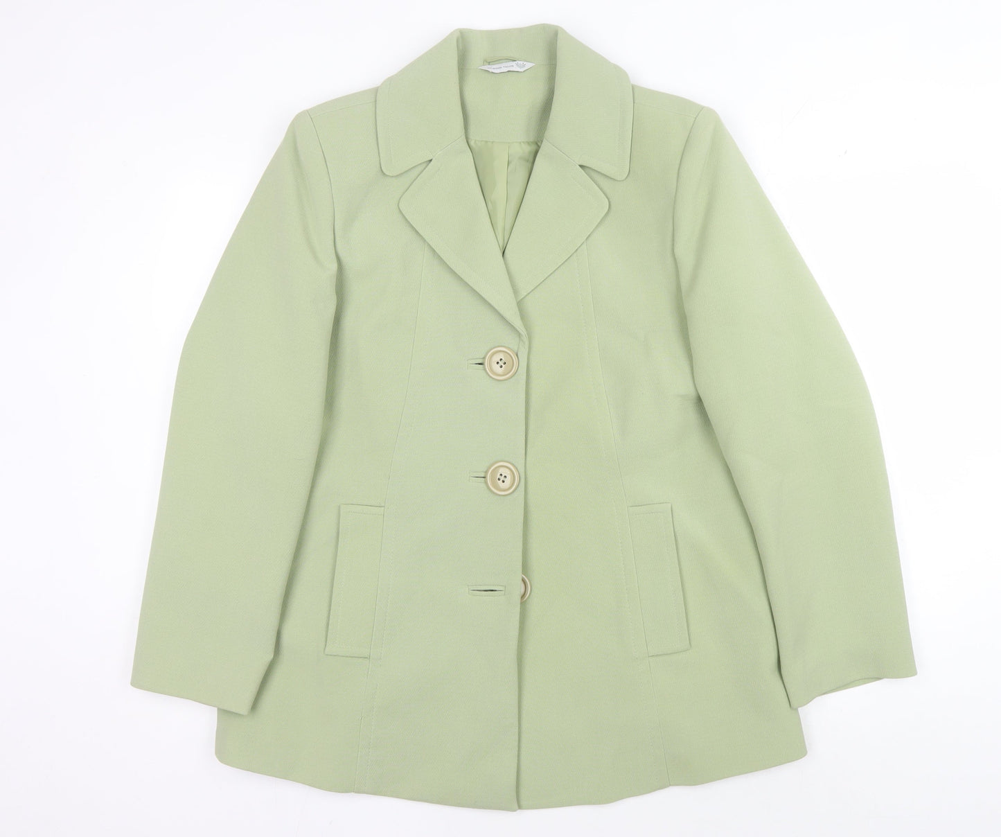 Heather Valley Women's Green Blazer, Regular Fit