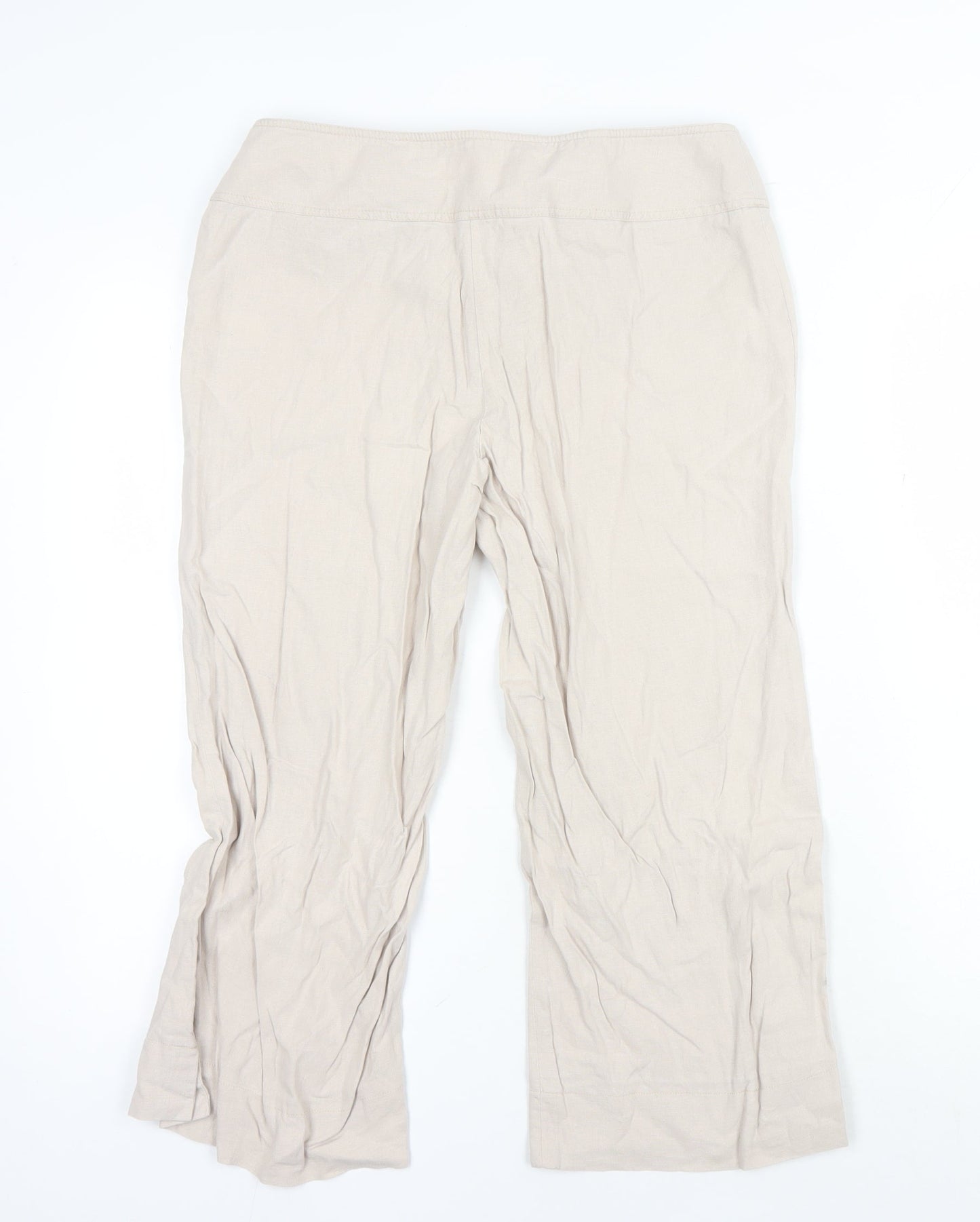 Womens UK Size 12 Internacionale   Beige Trousers