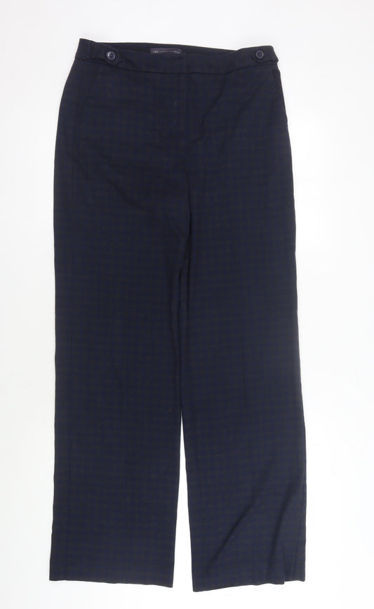 Womens UK Size 10 Marks and Spencer Regular Fit  Blue Trousers