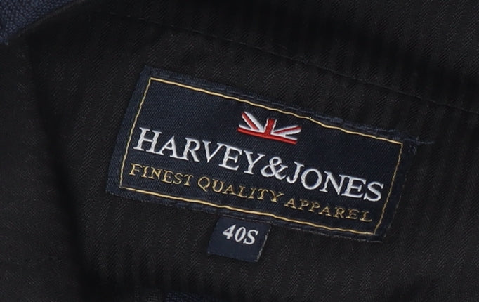 Harvey & Jones Men's Blue Trousers 40S