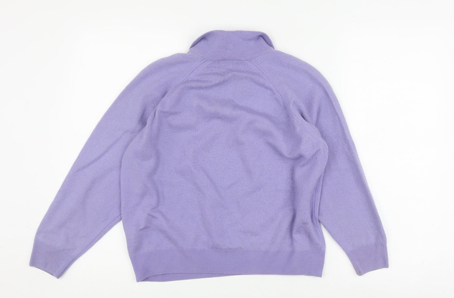 Gifford Fox Women's Purple Wool Jumper Size 16/18