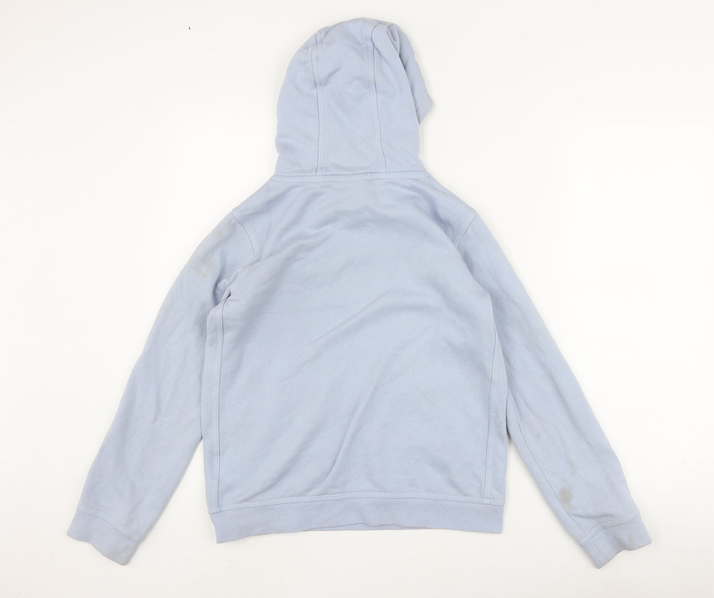 Nike Girls Blue Pullover Hoodie, L, Cotton Blend, Casual Wear