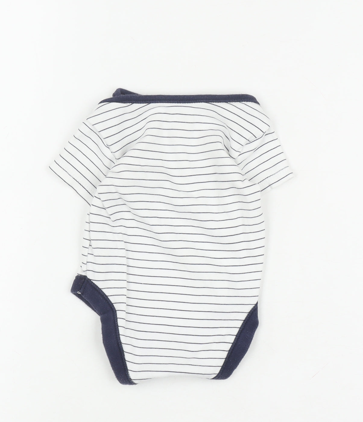 George Unisex White Striped Looney Tunes Babygrow 0-3 Months