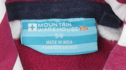 Mountain Warehouse Girls Multicoloured Hoodie, 5-6 Years, Pullover