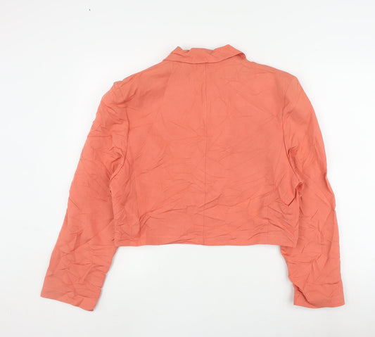 Jacques Vert Women's Pink Cropped Blazer Size 18