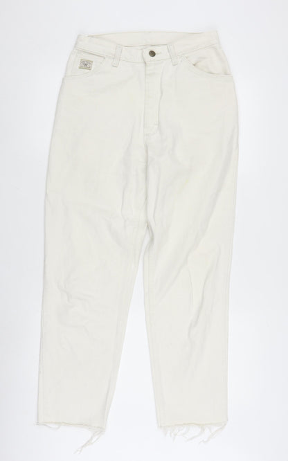 Womens UK Size 10 Wrangler   White Jeans