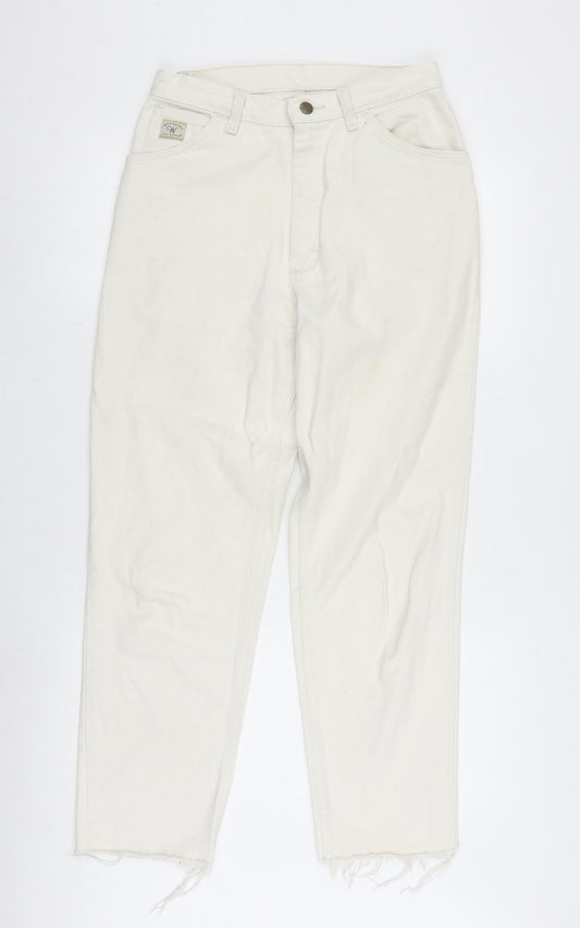 Womens UK Size 10 Wrangler   White Jeans