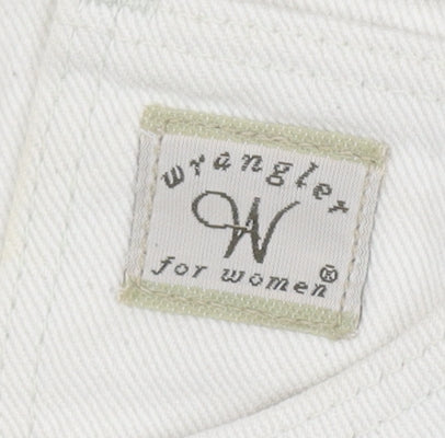 Womens UK Size 10 Wrangler   White Jeans