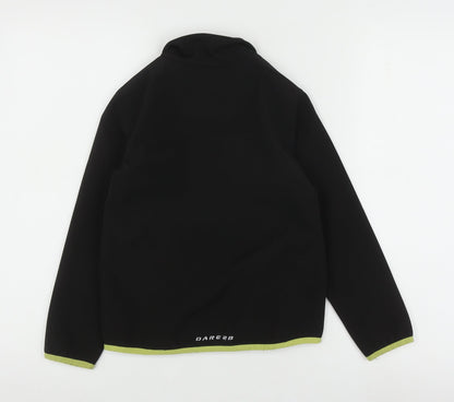 Dare 2b Boys Black Cycling Jacket 7-8 Years Full Zip Sports