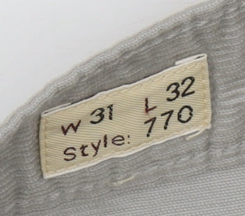 J.Crew Men's Grey Corduroy Trousers M