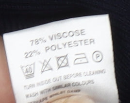 Eastex Women's Black Cardigan, Size 10, Beaded Accent