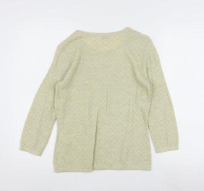 Eastex Women's Green Jumper, Size 10, 3/4 Sleeve