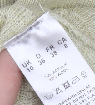 Eastex Women's Green Jumper, Size 10, 3/4 Sleeve