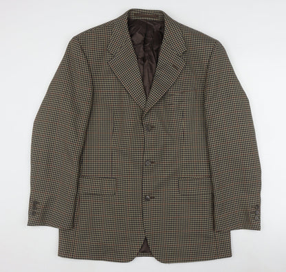 Mens UK Size 40 Dunn & Co Regular Brown Suit Jacket