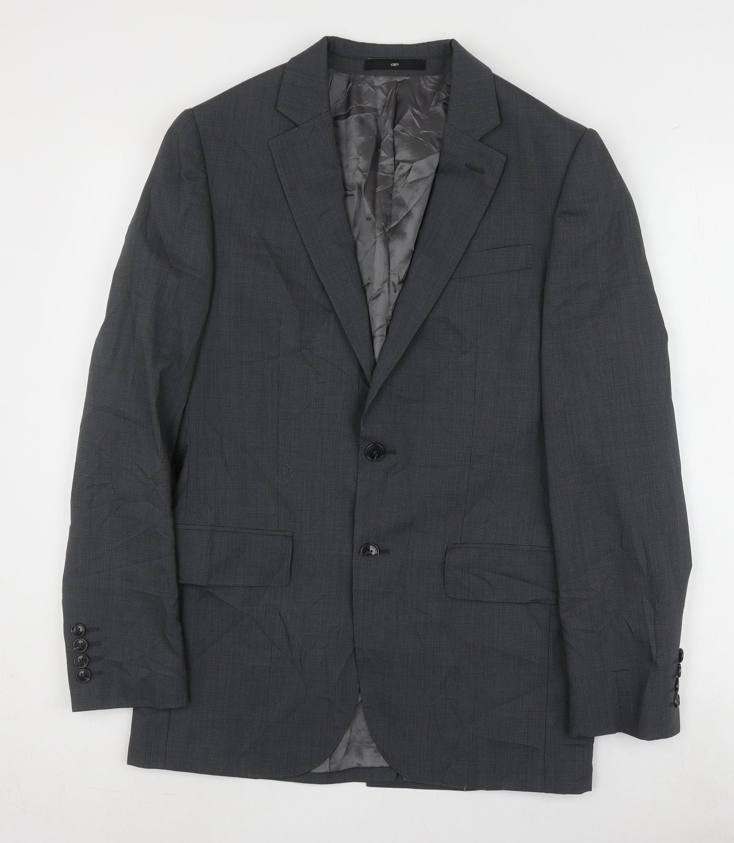 Mens UK Size 36 Jaeger Regular Grey Suit Jacket