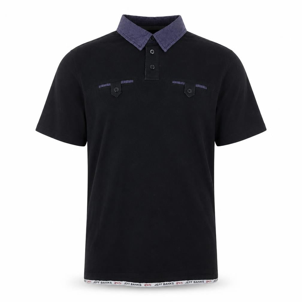 Mens UK Size M Jeff Banks Cotton Polo Shirt