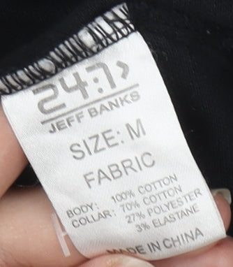 Jeff Banks Men's Black Polo Shirt M - Short Sleeve