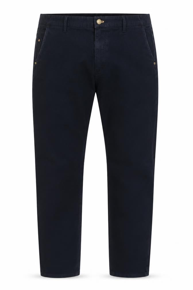 Mens UK Size L Massimo Dutti Regular Fit Chino Black Trousers