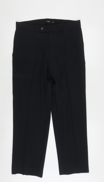 Thomas Nash Men's Black 32S Dress Pants