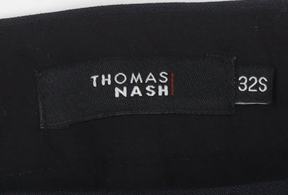 Thomas Nash Men's Black 32S Dress Pants