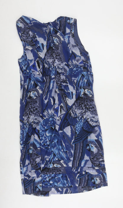 Farhi Women’s Blue Animal Print Shift Dress